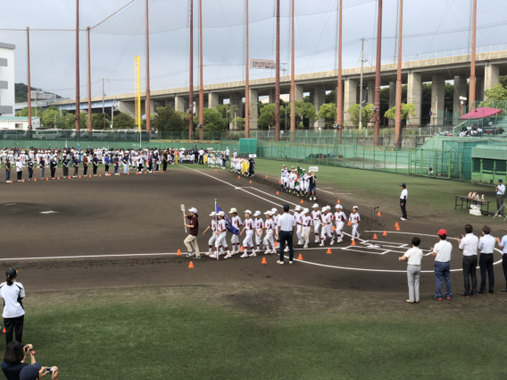 須磨寺旗争奪少年少女野球大会 開会式