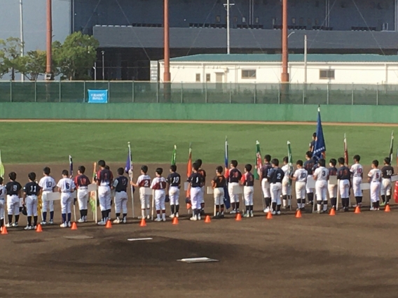 2020 須磨寺旗争奪少年少女野球大会開会式（R2.8.22）